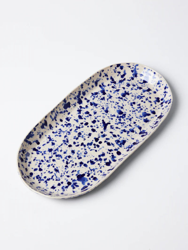 JONES & CO Splatter Platter BLUE