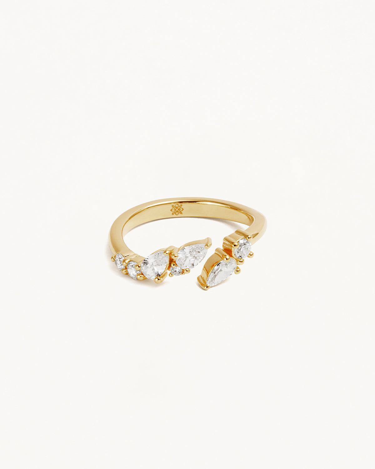 By Charlotte Ocean Whisper Ring GOLD