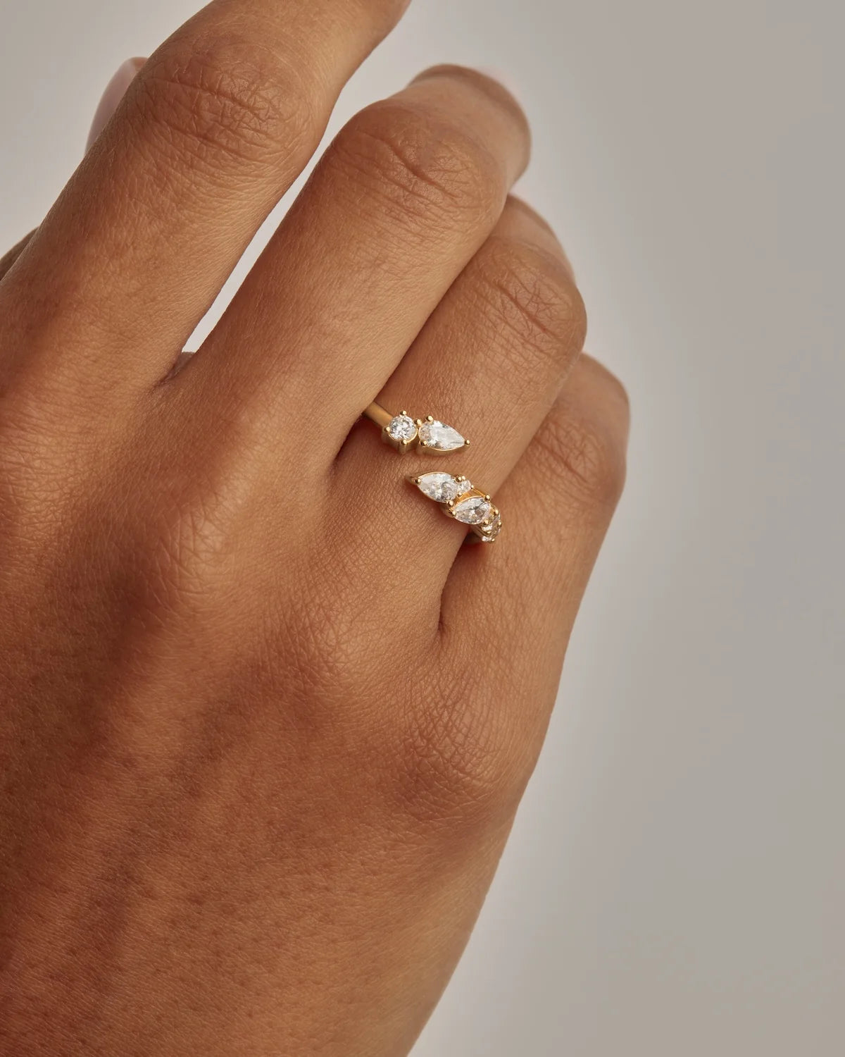 By Charlotte Ocean Whisper Ring GOLD
