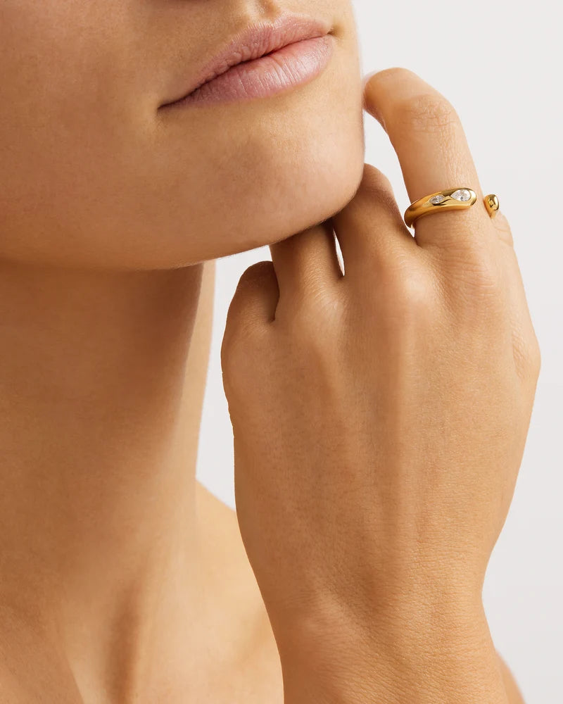 By Charlotte Dewdrop Ring GOLD