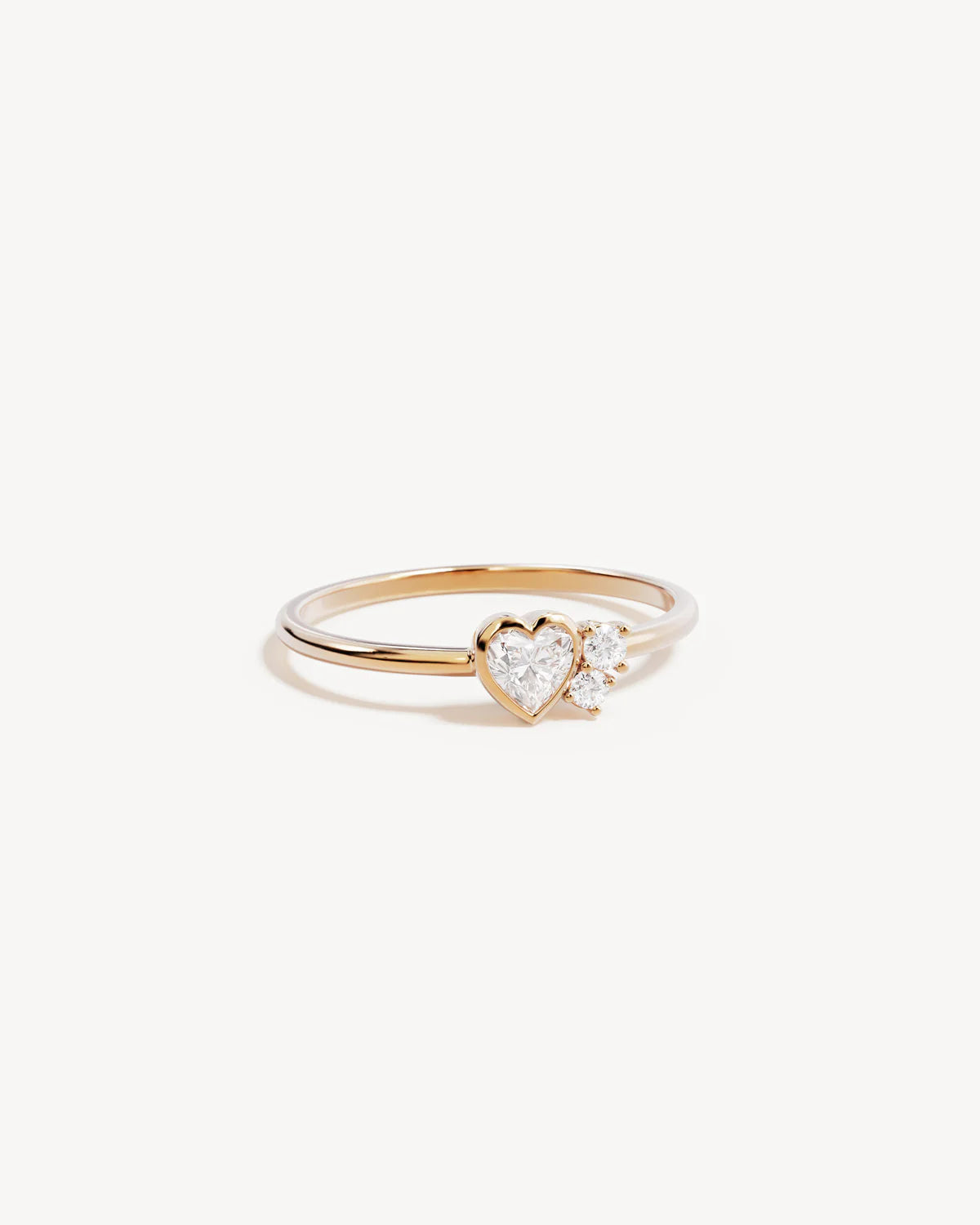 By Charlotte Dream Lover Heart Ring GOLD