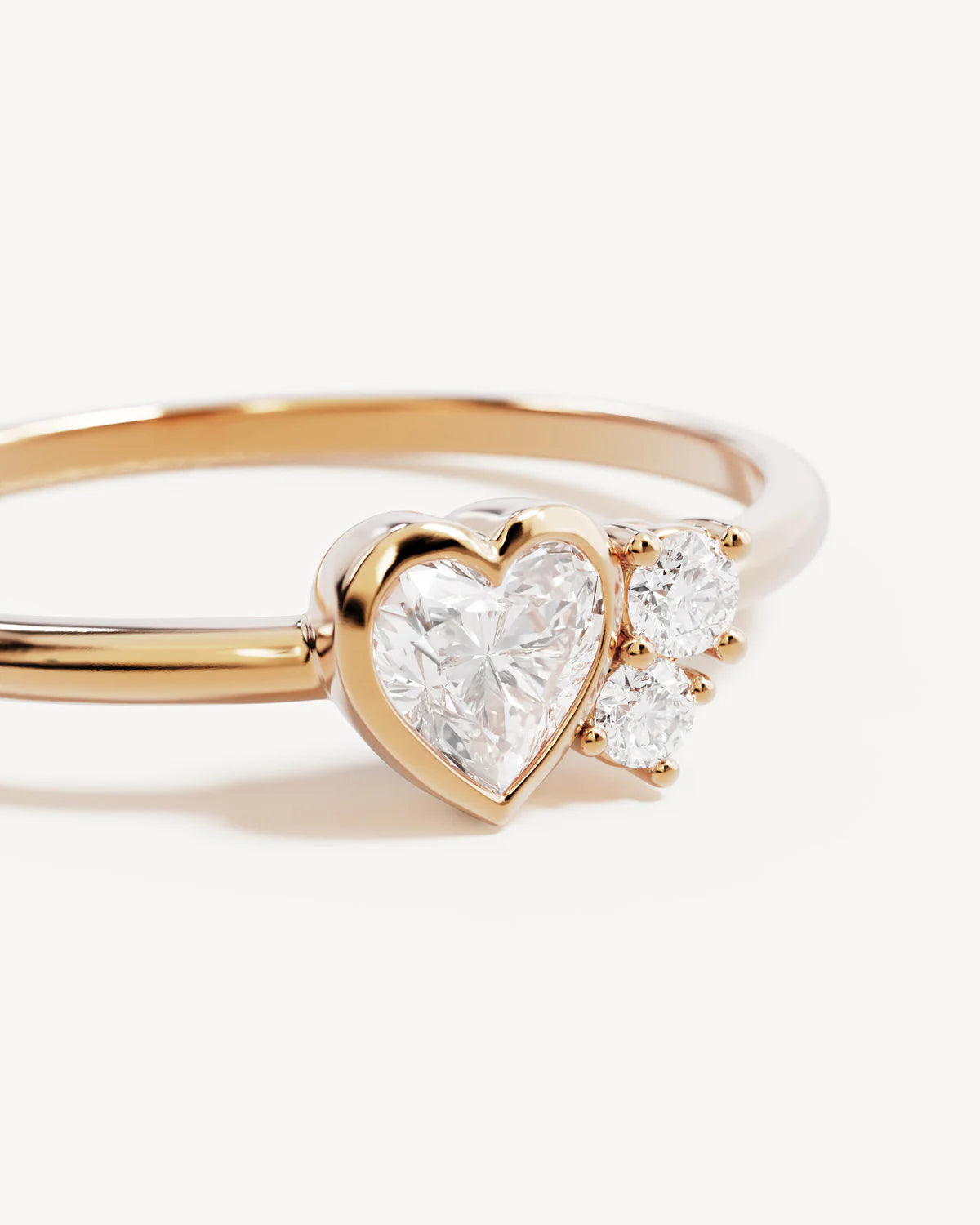 By Charlotte Dream Lover Heart Ring GOLD