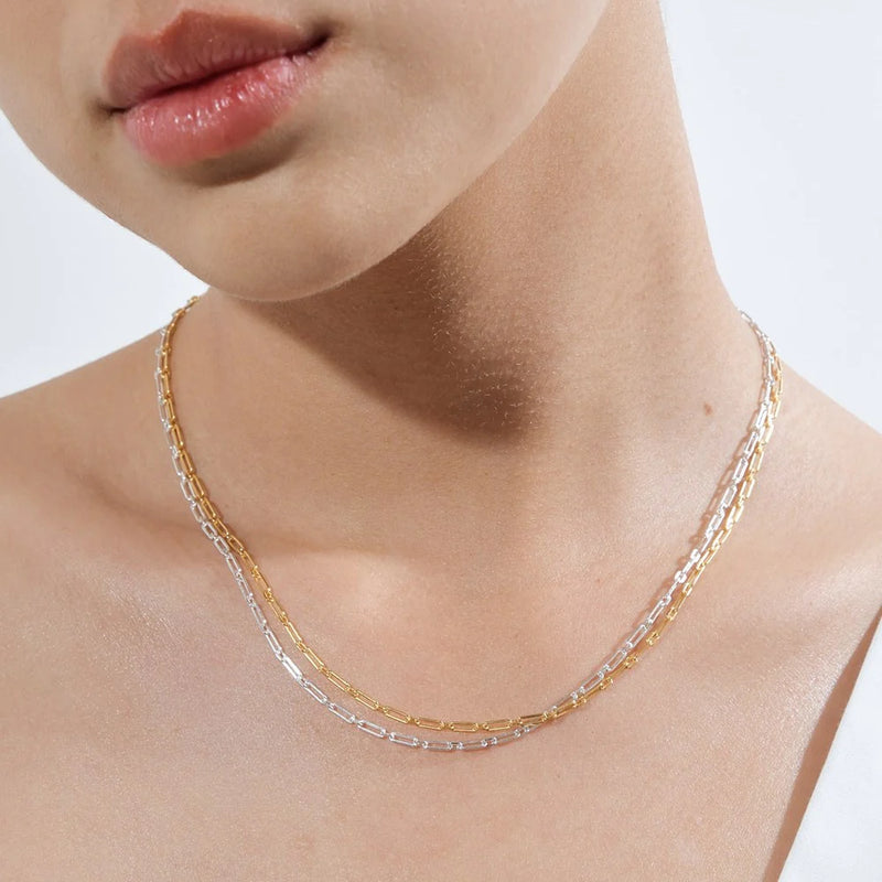 LINDA TAHIJA  Requisite Chain Necklace GOLD