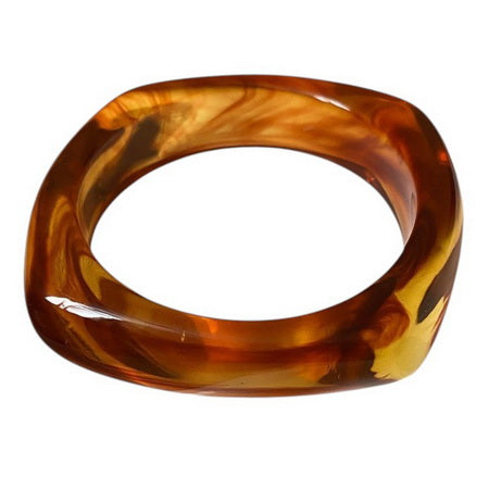 Swirl Resin Bangle AMBER