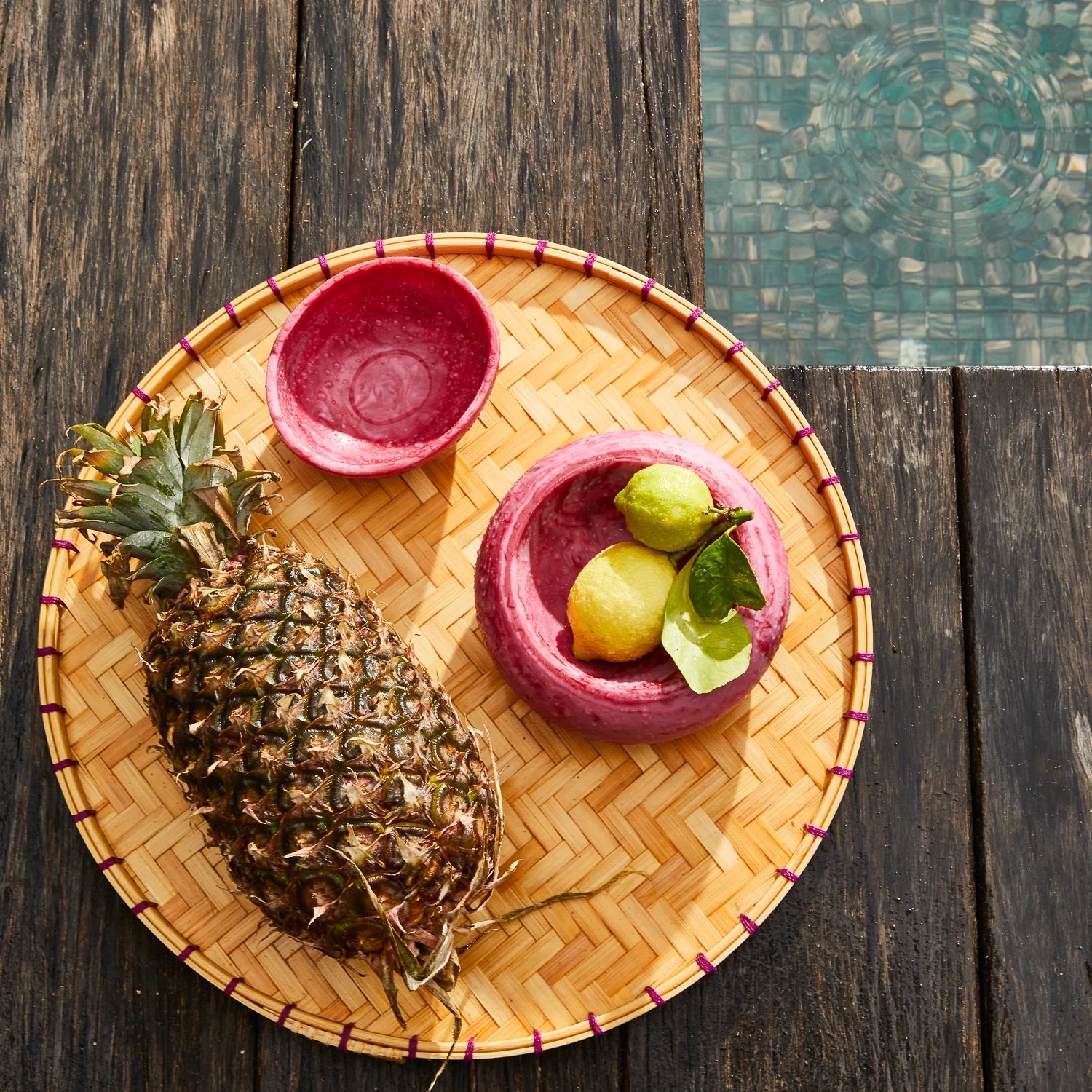 SAGE X CLARE Valeria Bowl CRIMSON