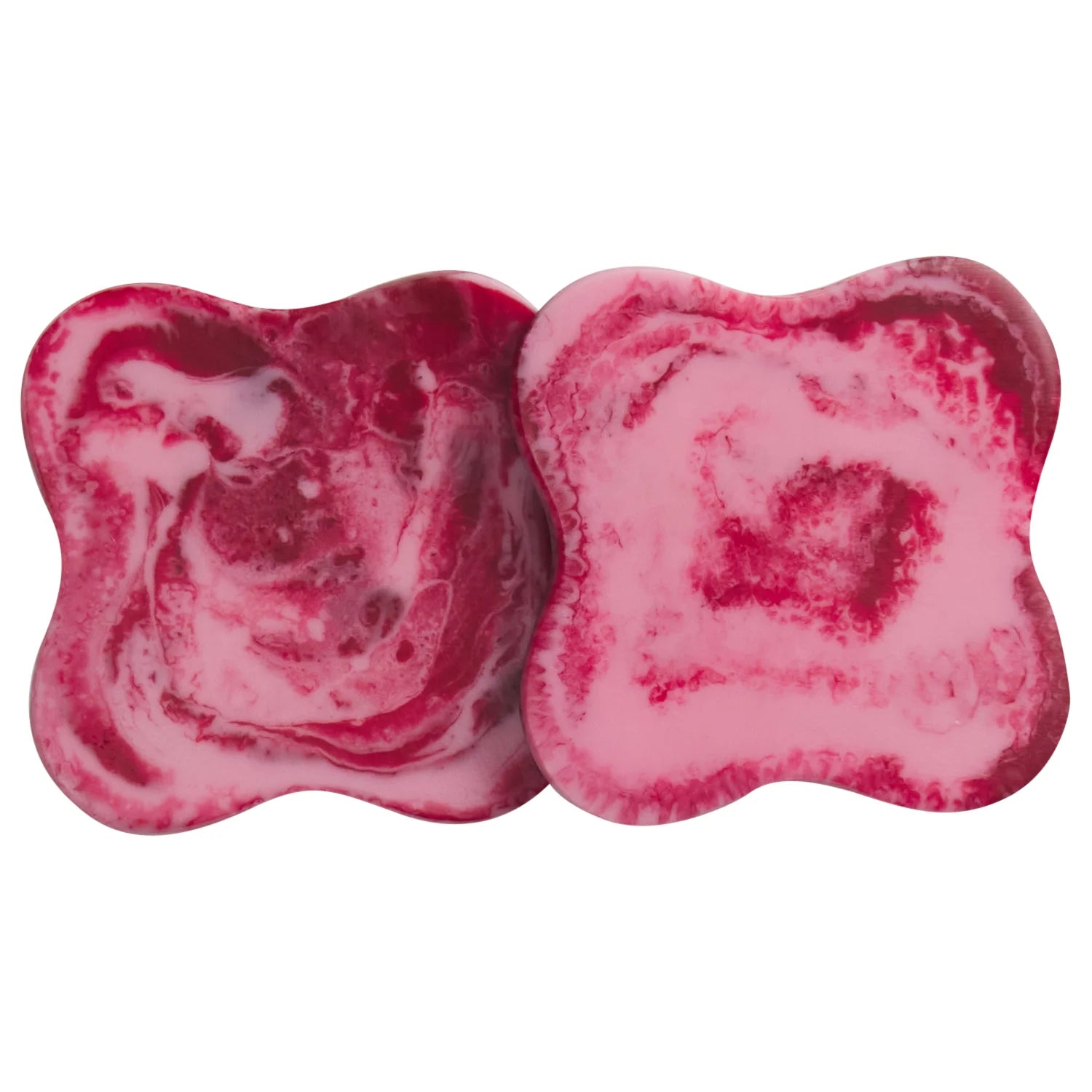 SAGE X CLARE Malorie Coaster Set of 2 CRIMSON