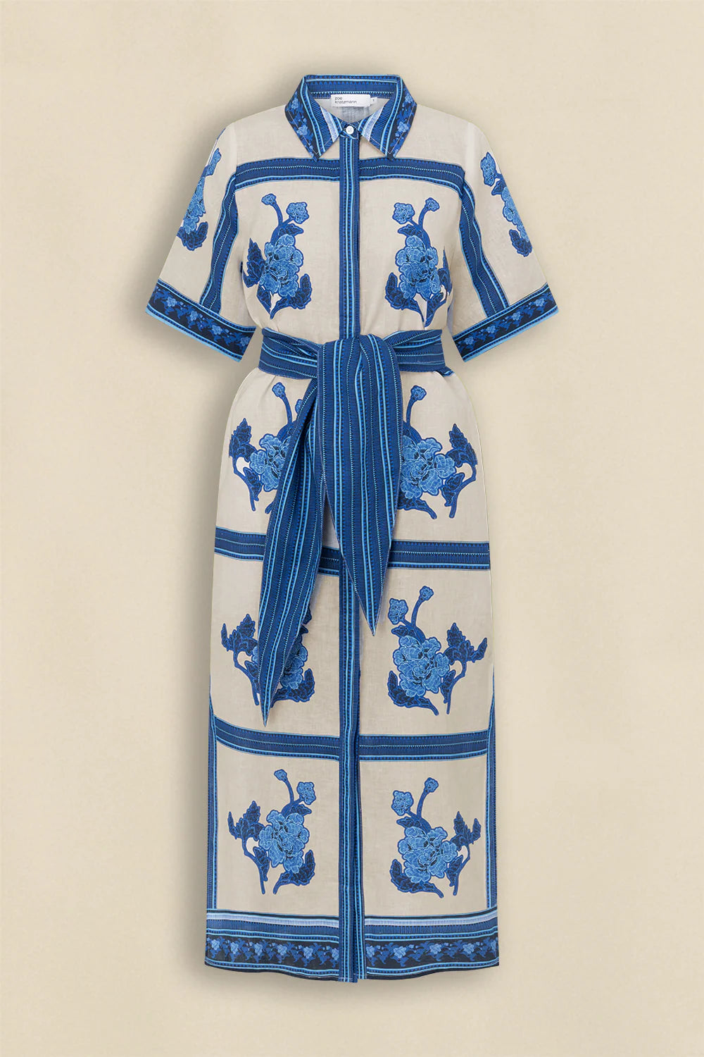 ZOE KRATZMANN Roam Dress AZURE COLLAGE