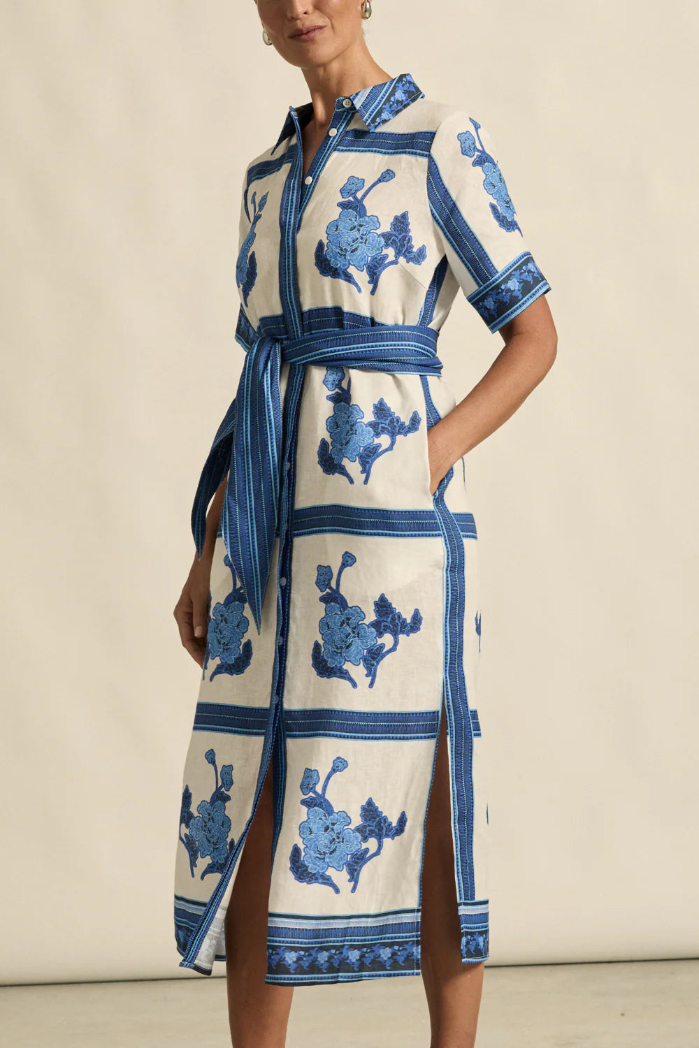 ZOE KRATZMANN Roam Dress AZURE COLLAGE