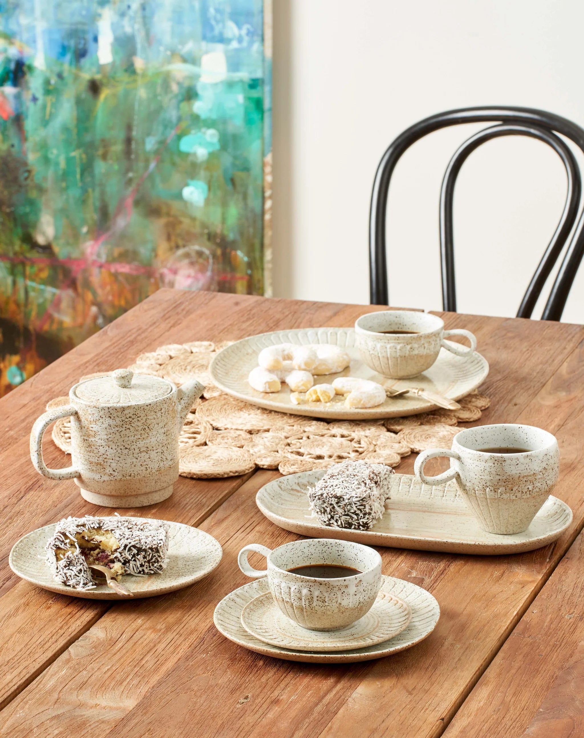 ROBERT GORDON Cup & Saucer WHITE CEYLON