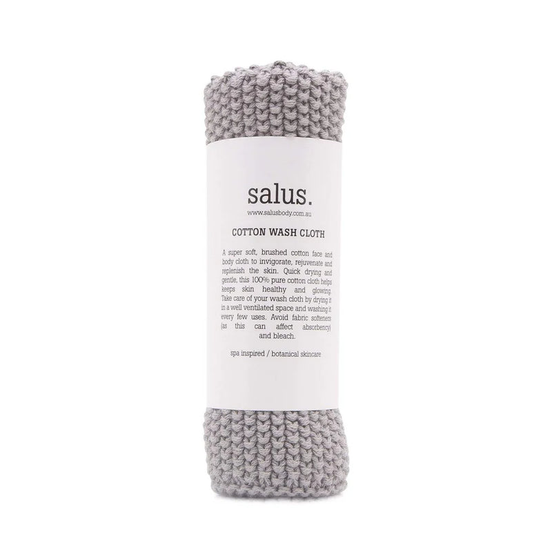 Salus Cotton Wash Cloth GREY