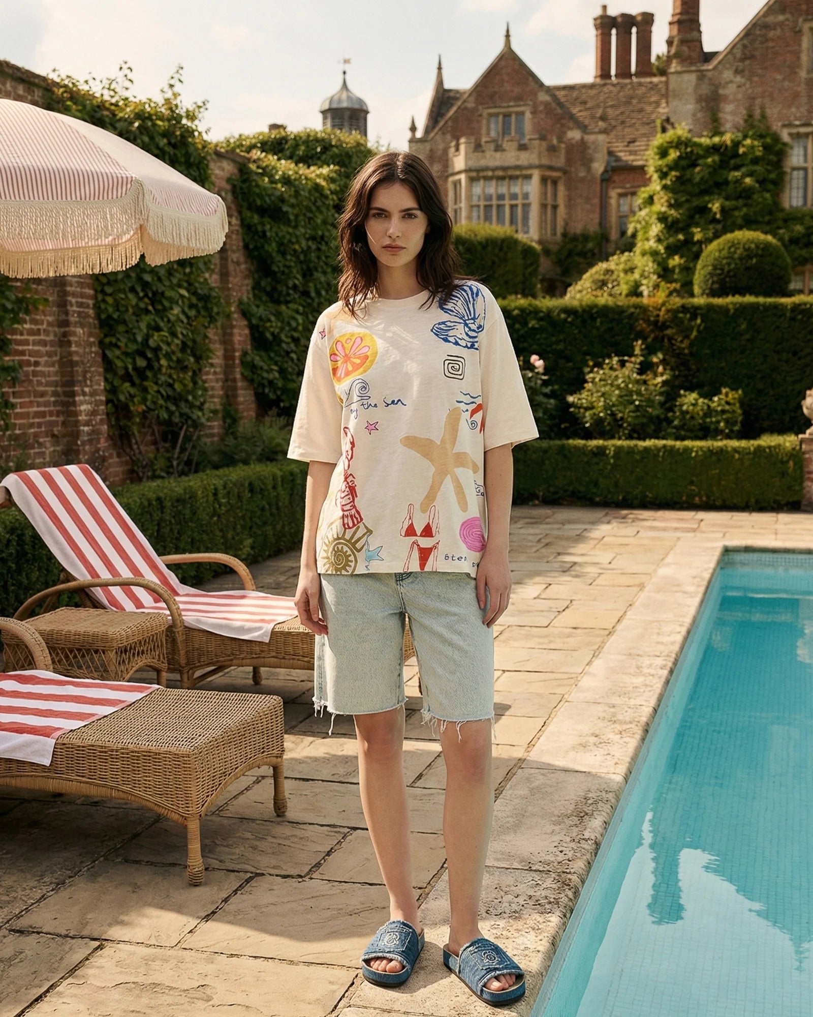 THE TALES My Illustrated Seaside Tee