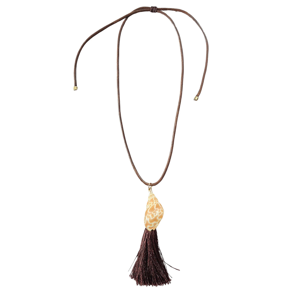 Shell Tassell Necklace CHOC