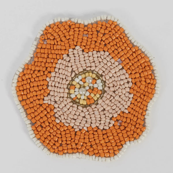 Flora Beaded Coaster Set