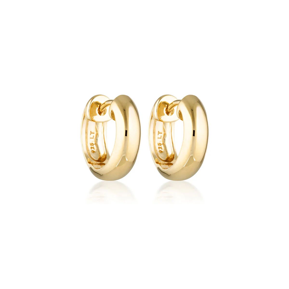 LINDA Solar Huggie Earrings GOLD