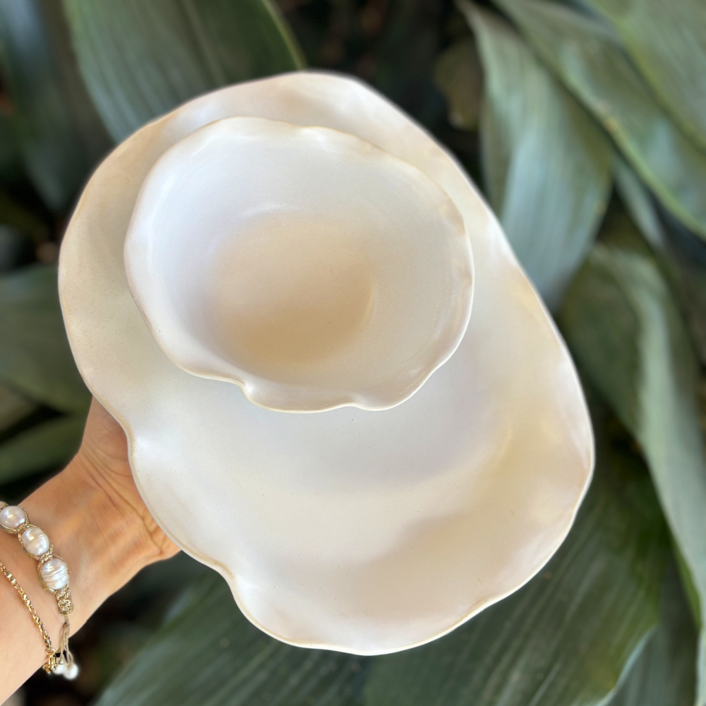 Verity Ceramic Platter PORCELAIN