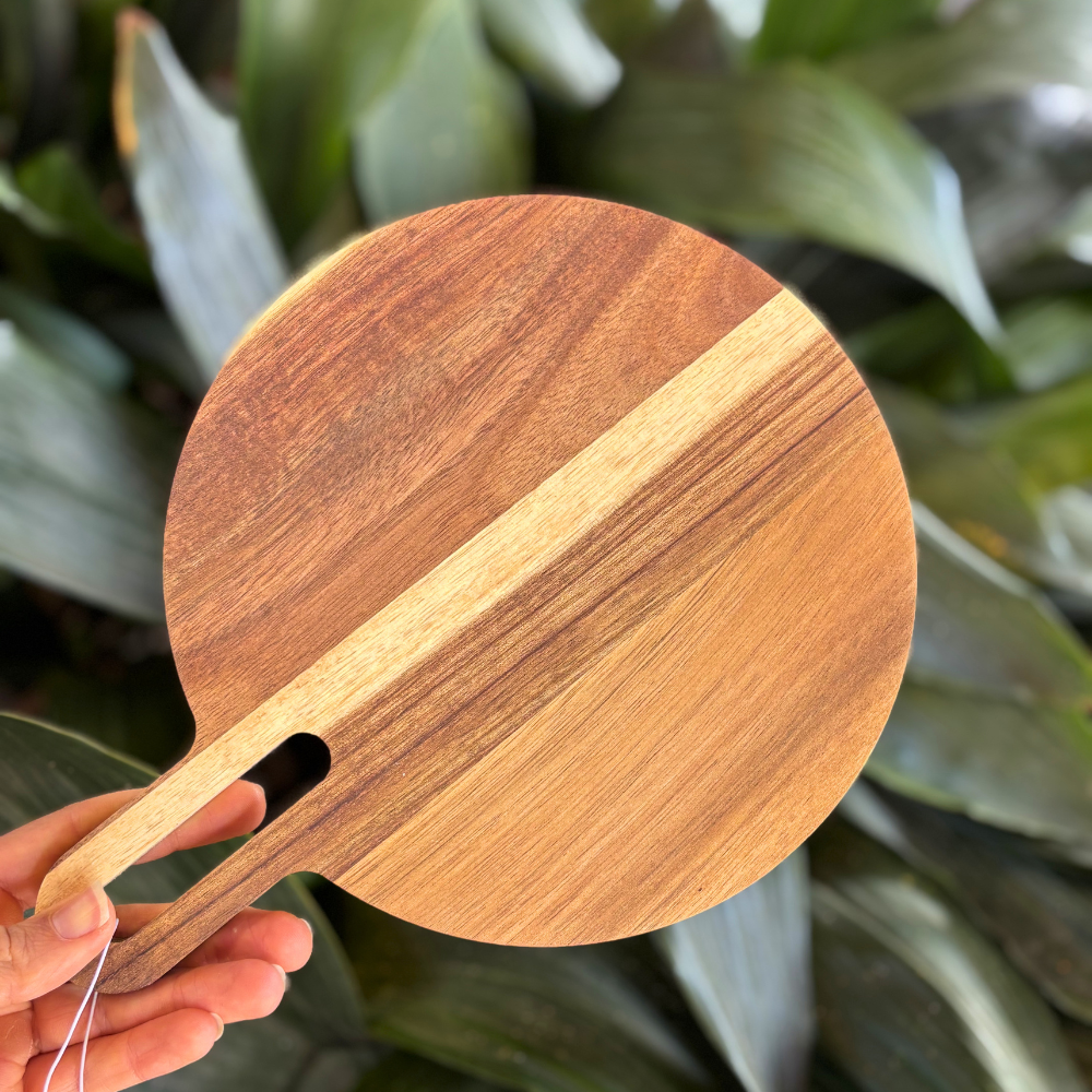 Axel Acacia Round Paddle Cheese Board