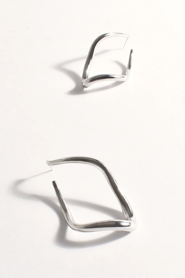 Statement Geo Hoops SILVER