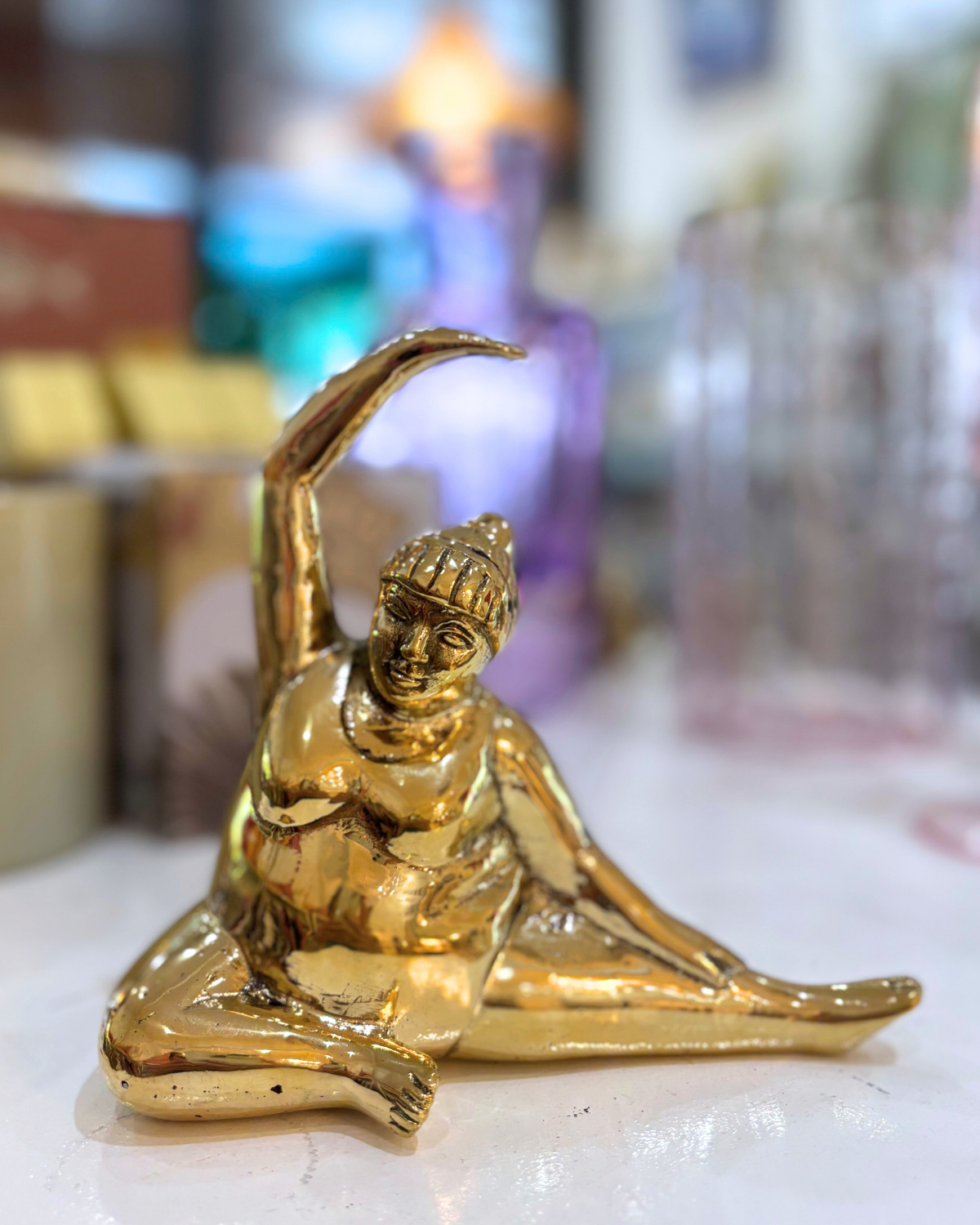 HEI TAI Golden Brass Yoga Curvy STRETCH