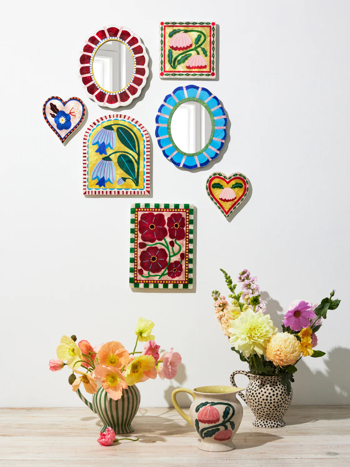 JONES & CO Bloom Nouveau Arch YELLOW/AQUA