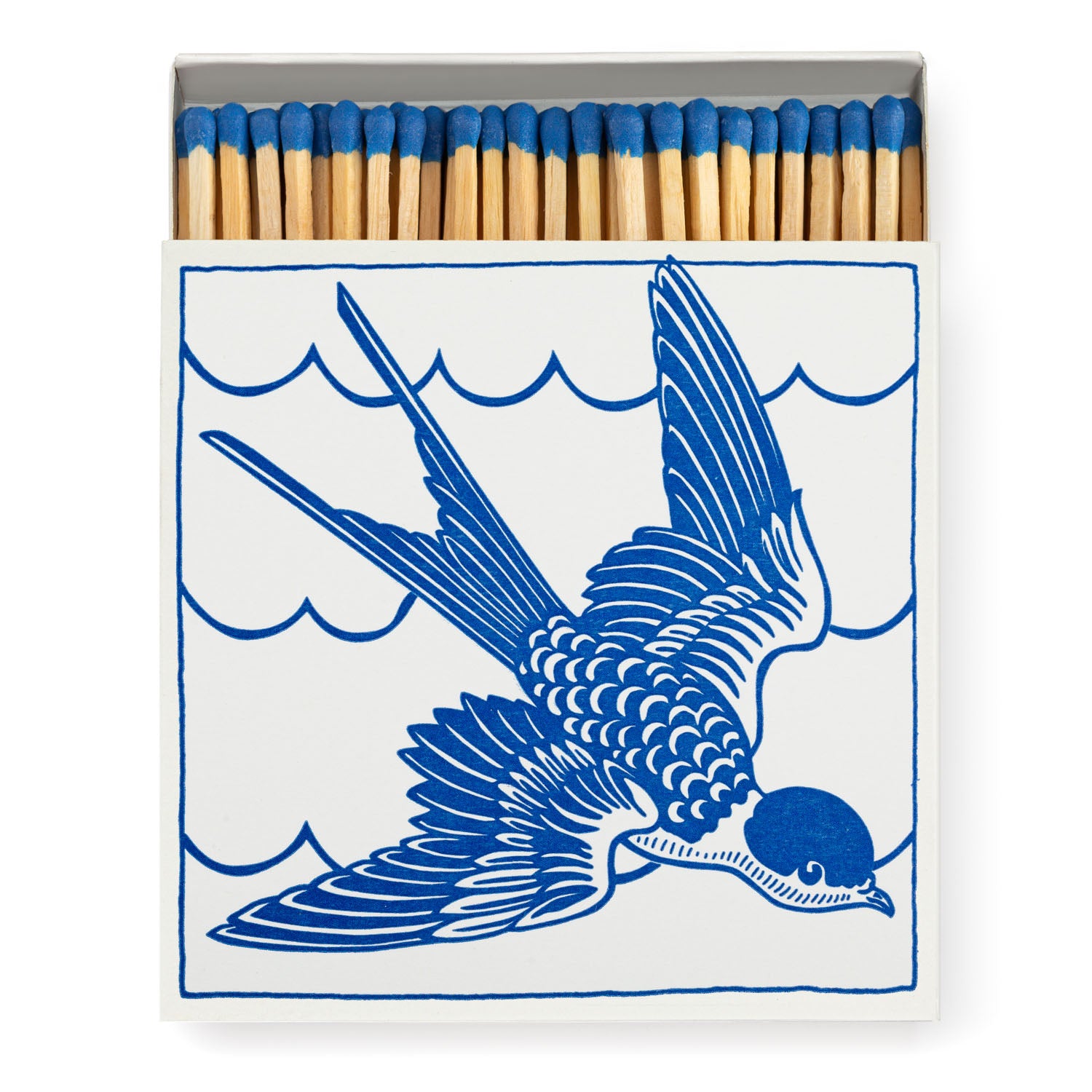 ARCHIVIST Square Box Matches SWALLOW