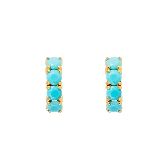 FAIRLEY Midi Hoops TURQUOISE