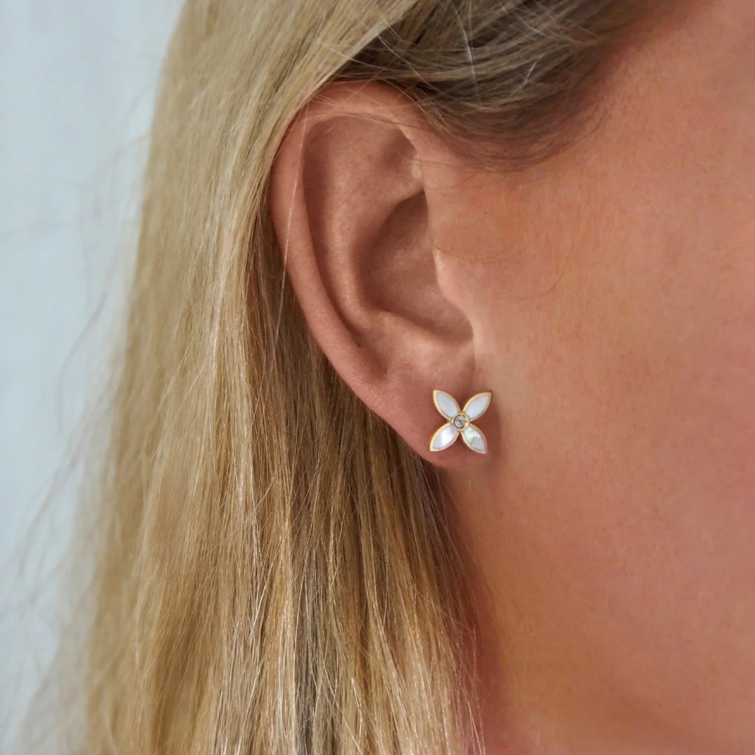 MURKANI Desert Flower Mini Stud SILVER