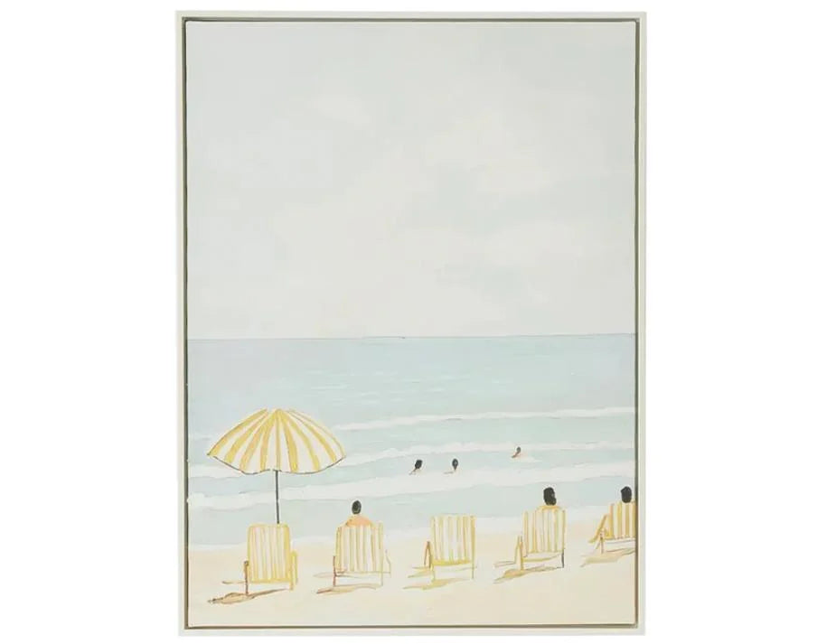 PORTSEA White Frame Oil Painting Print 60 x 80cm