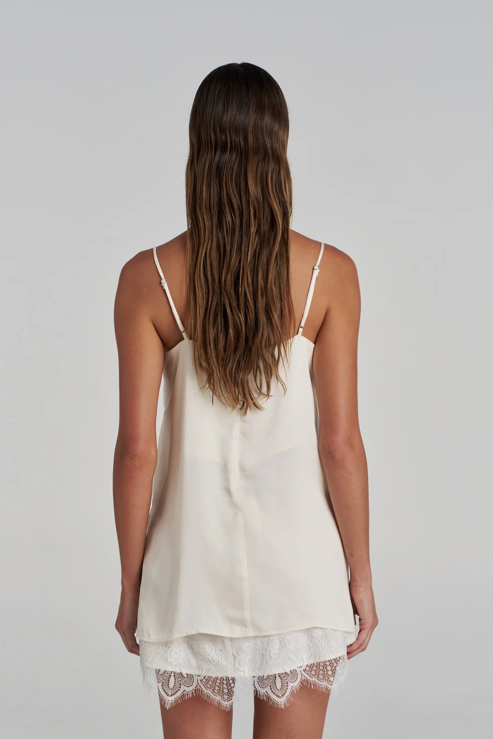 SUMMI SUMMI Florence Shift Top WHITE