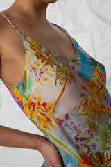 KACHEL Bronte Slip Dress MULTI