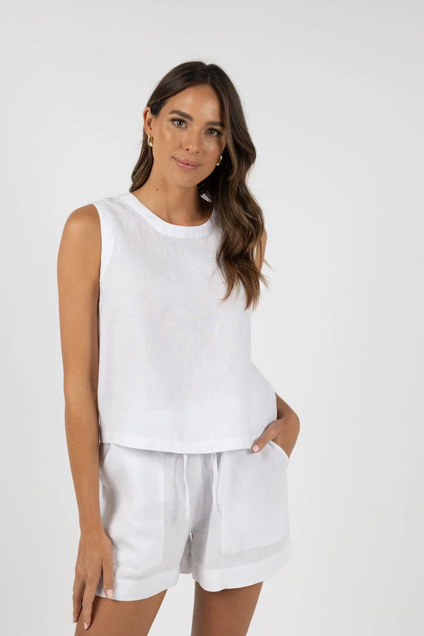 HUMIDITY Evita Top WHITE