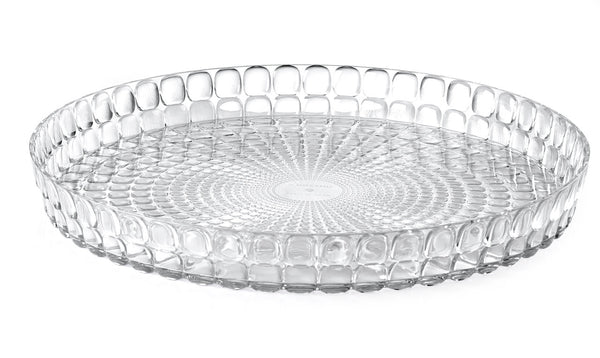 GUZZINI Tiffany Round Tray CLEAR