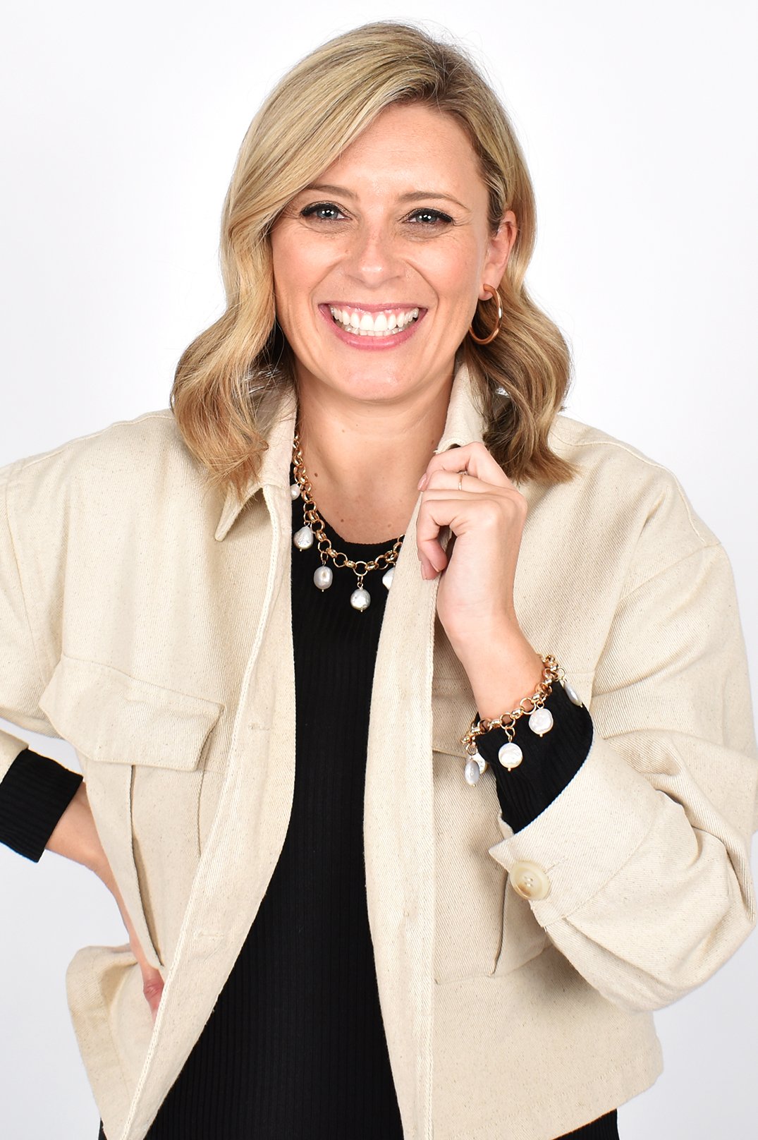 Chunky Pearl Bracelet GOLD