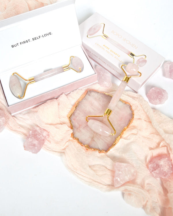 BOPO Rose Quartz Facial Roller