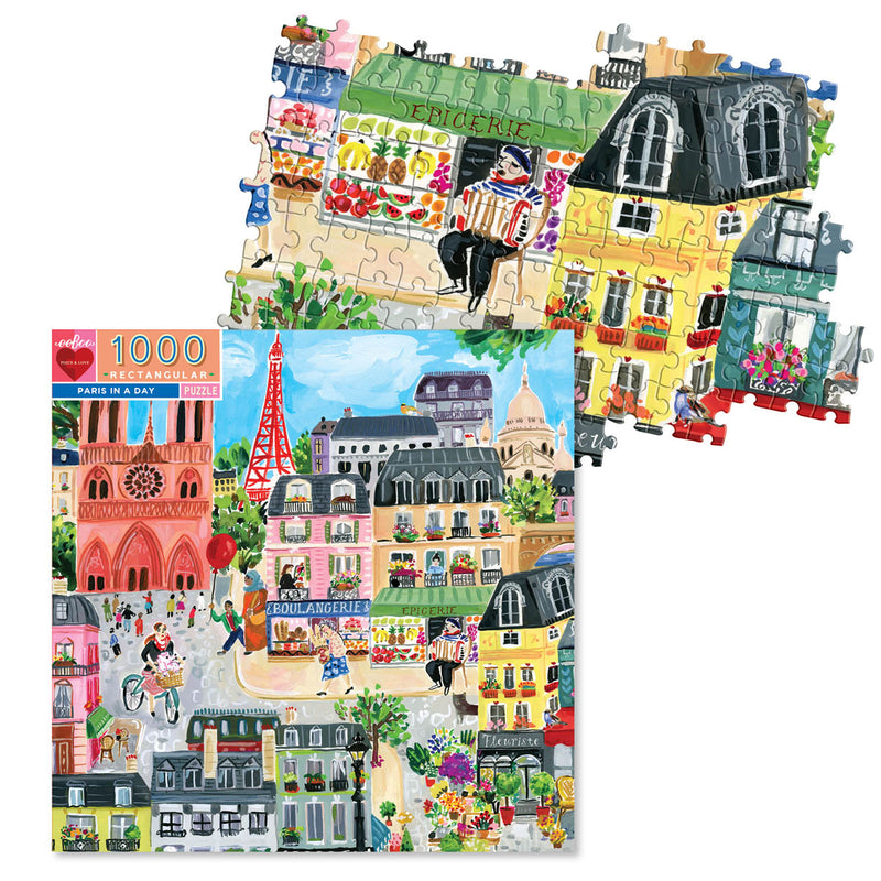 1000 Piece Puzzle PARIS IN A DAY