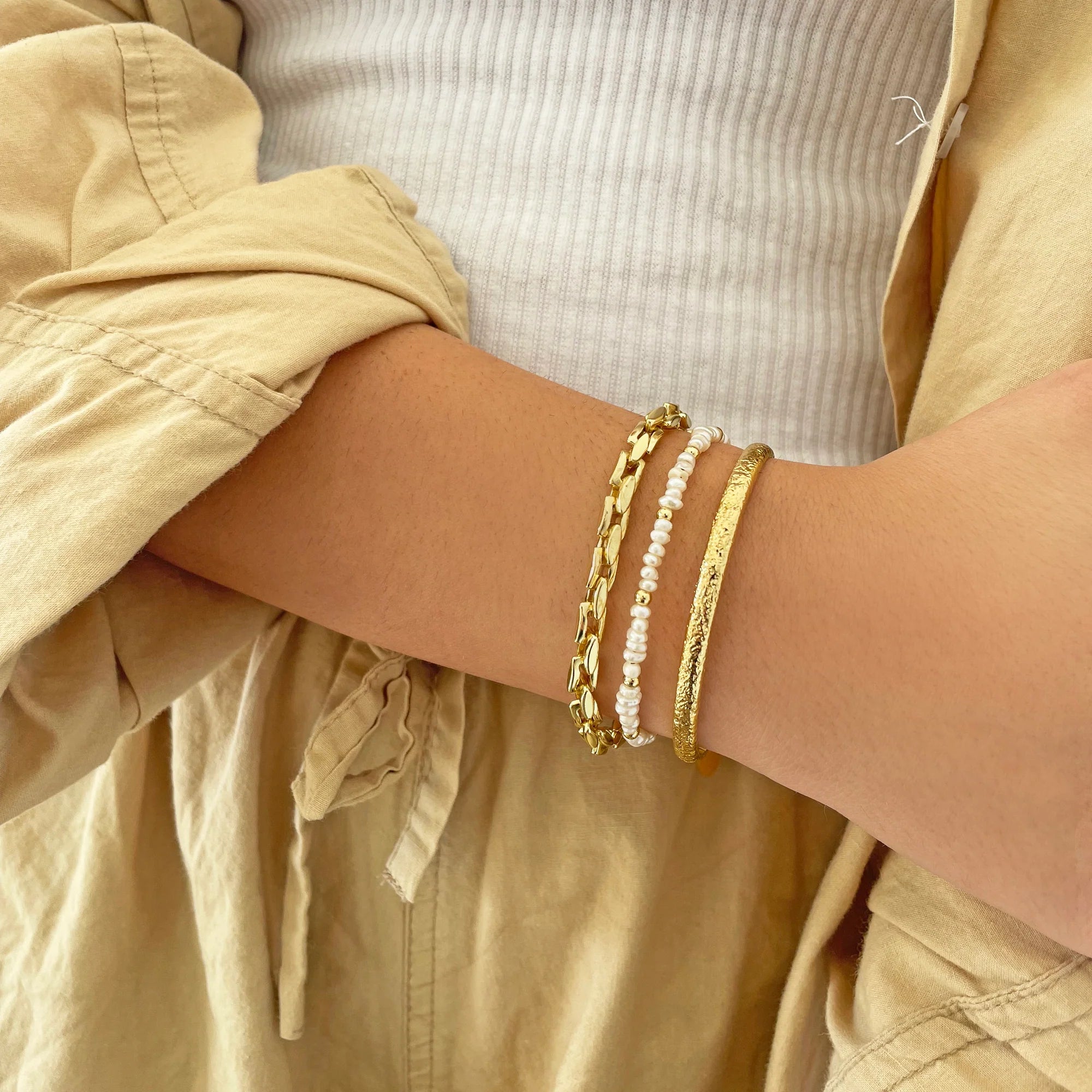 AOE Lucia Bracelet PEARL