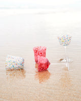 KIP AND CO Party Speckle Coupe Glasses Set 2
