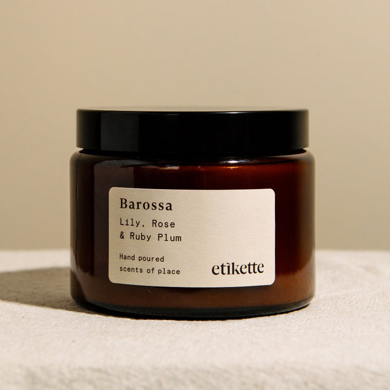 ETIKETTE Double Wick Candle BAROSSA