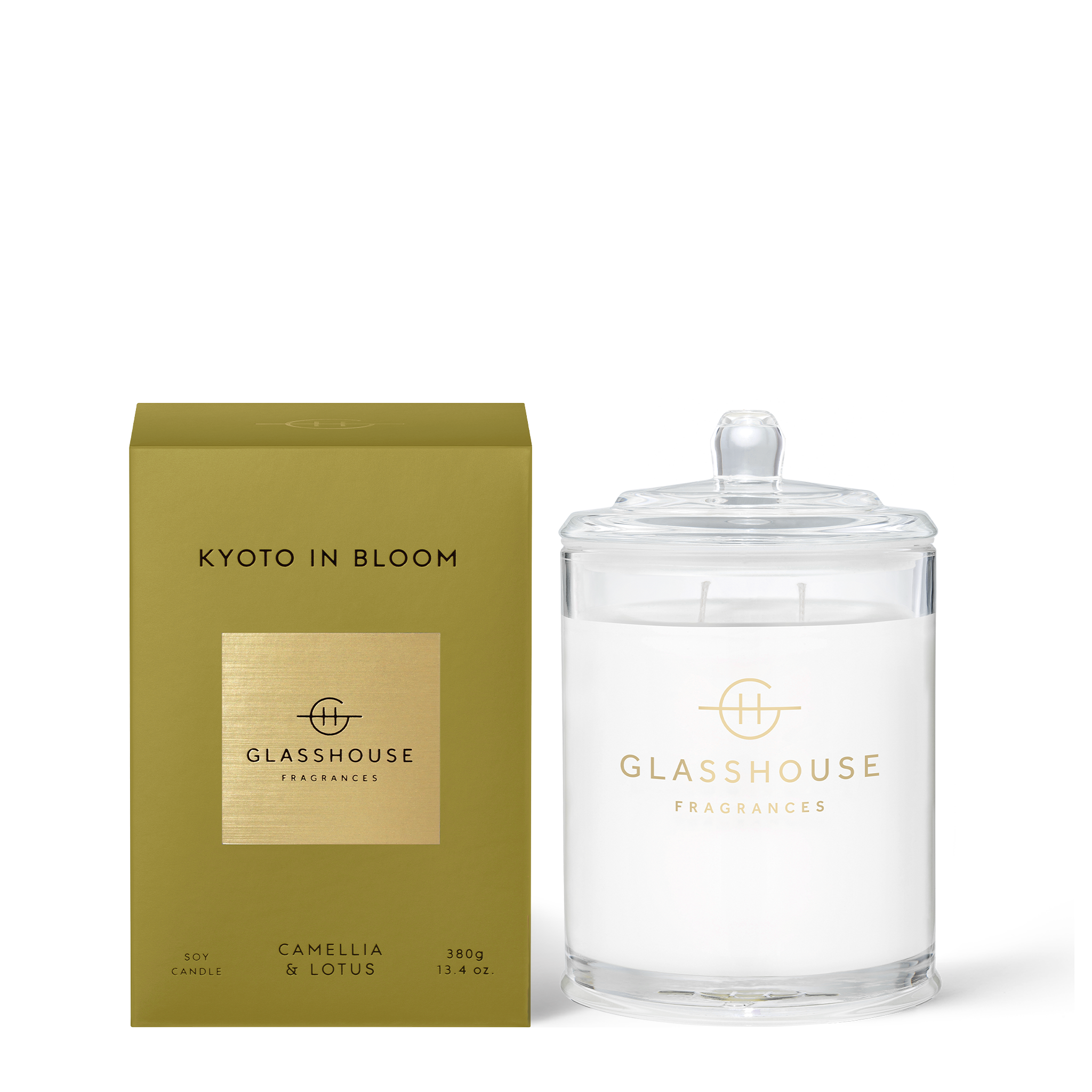 GLASSHOUSE 380g Candle KYOTO IN BLOOM