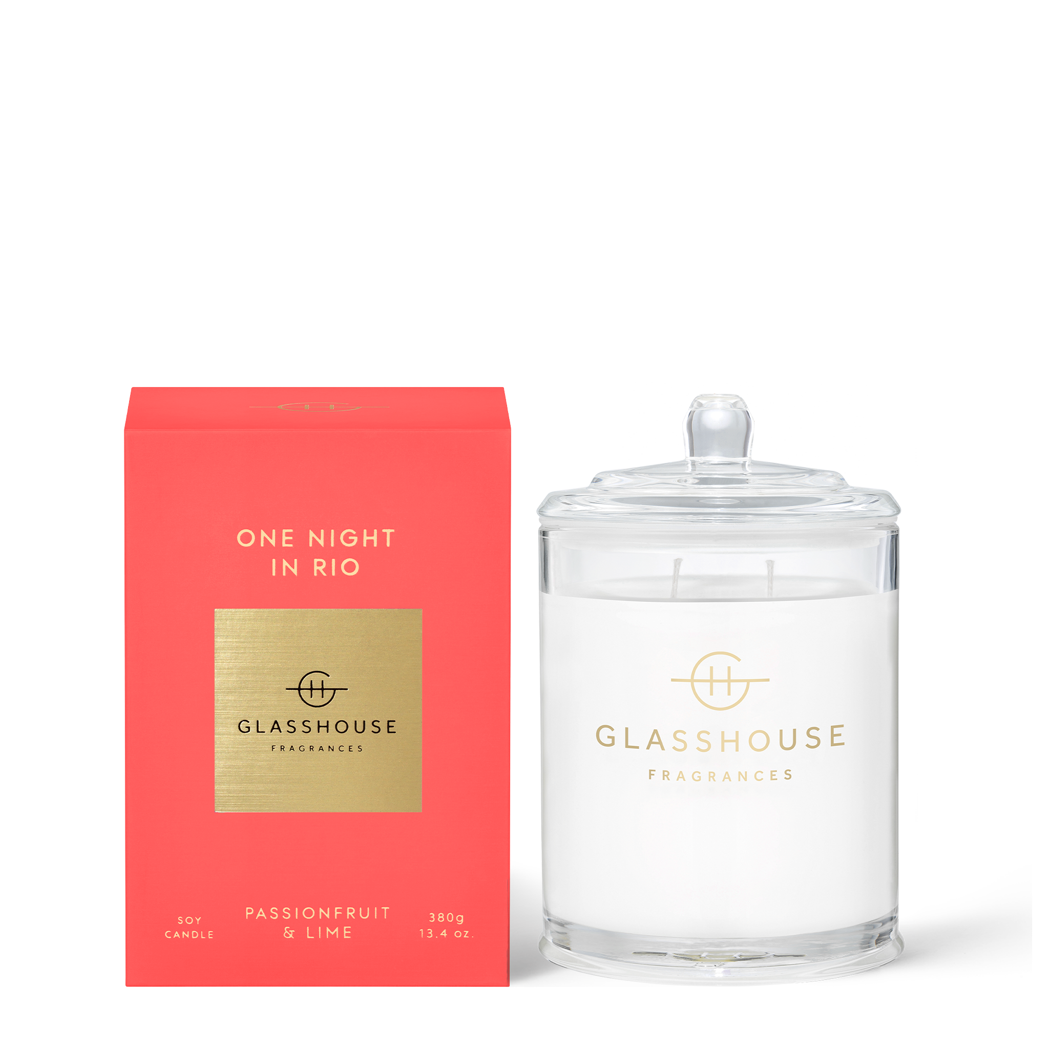 GLASSHOUSE 380g Candle ONE NIGHT IN RIO