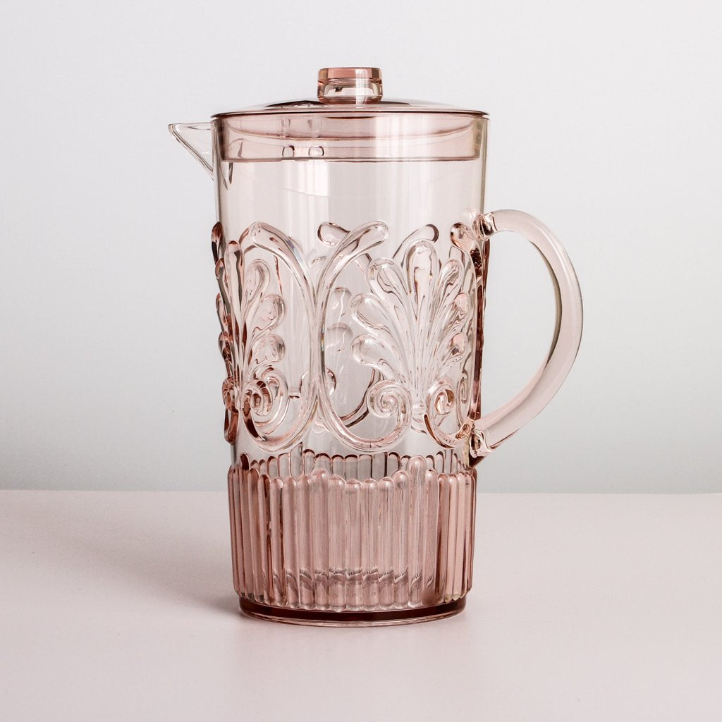 INDIGOLOVE21 Flemington Acrylic Jug PALE PINK