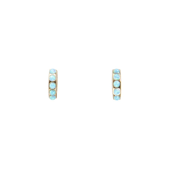 FAIRLEY Crystal Huggies BLUE OPAL