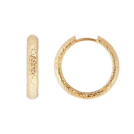 FAIRLEY Maxi Hoops ANTIQUE GOLD