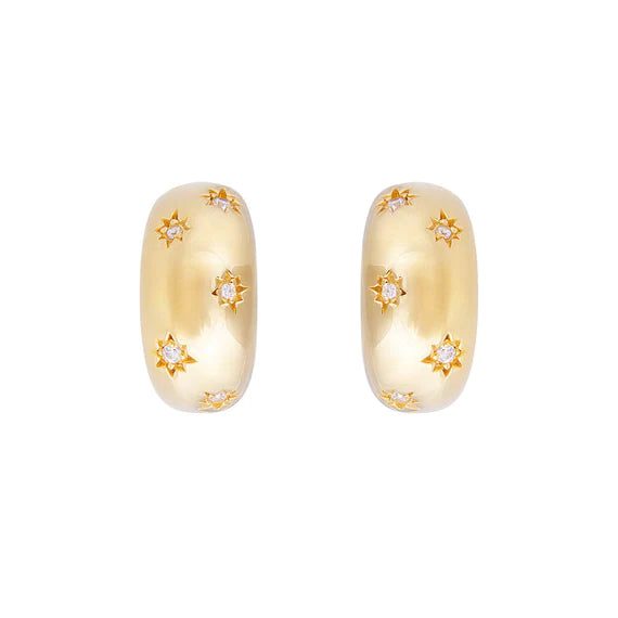 FAIRLEY Starburst Flared Hoops