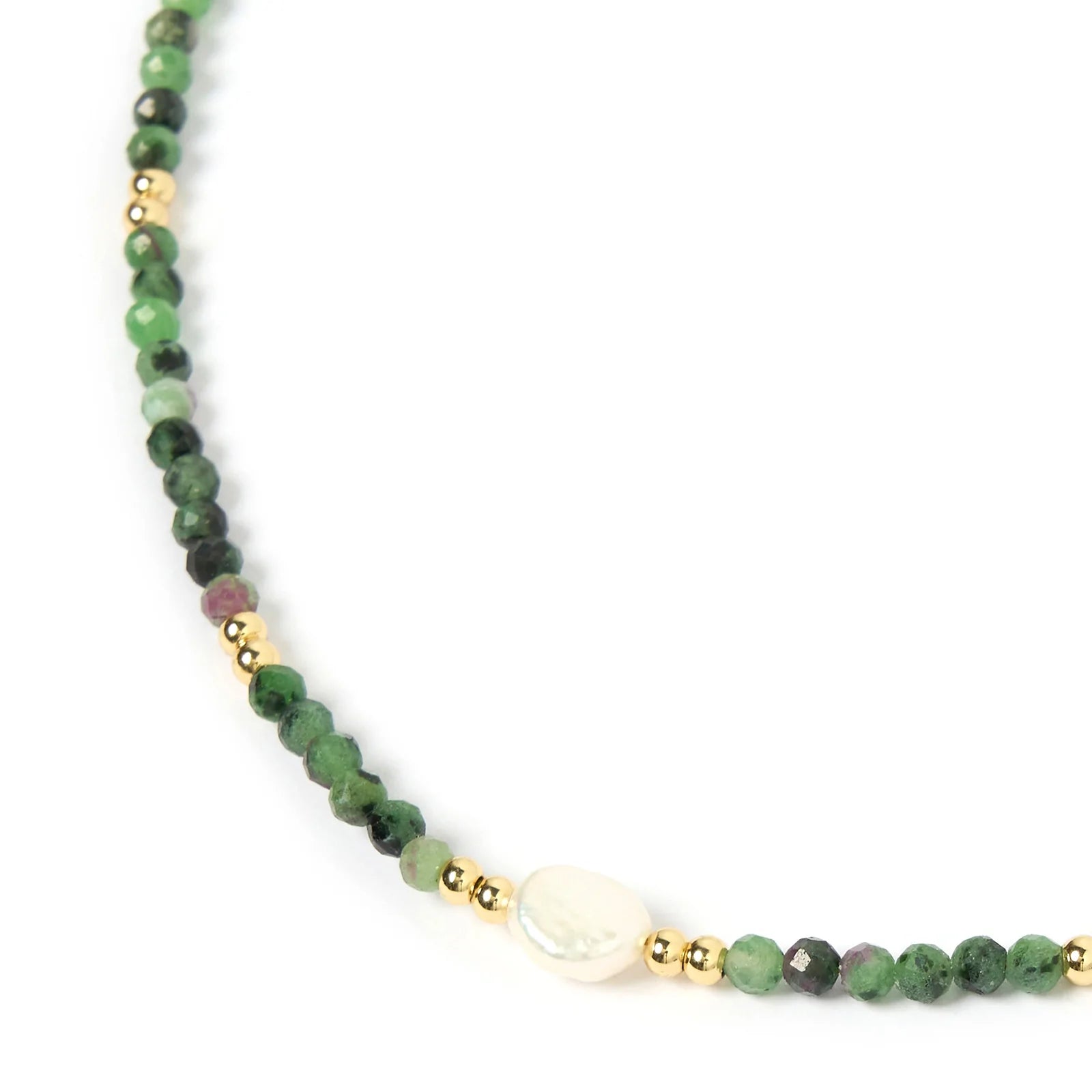 AOE Mila Gemstone Necklace CLINOZOISITE