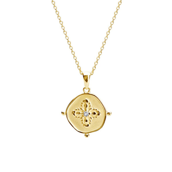 MURKANI Sahara Medallion Necklace GOLD