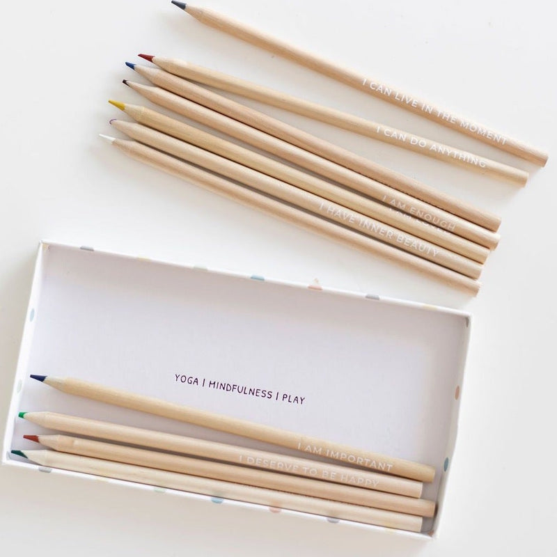 MINDFUL & CO Affirmation Colouring Pencils