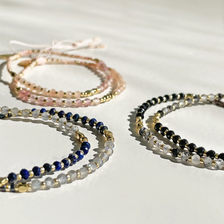 AOE Pia Crystal Bracelet ROSE QUARTZ