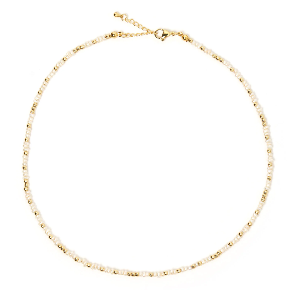 Arms of Eve Lucia Necklace PEARL & GOLD