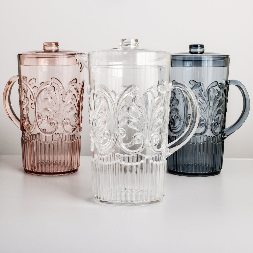 INDIGOLOVE21 Flemington Acrylic Jug PALE PINK