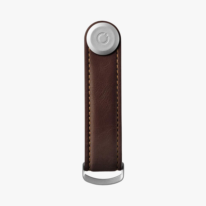 ORBITKEY Leather Key Organiser ESPRESSO